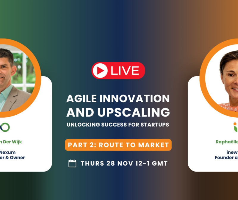 Webinar Series: Agile Innovation & Upscaling: Unlocking Success for Startups
